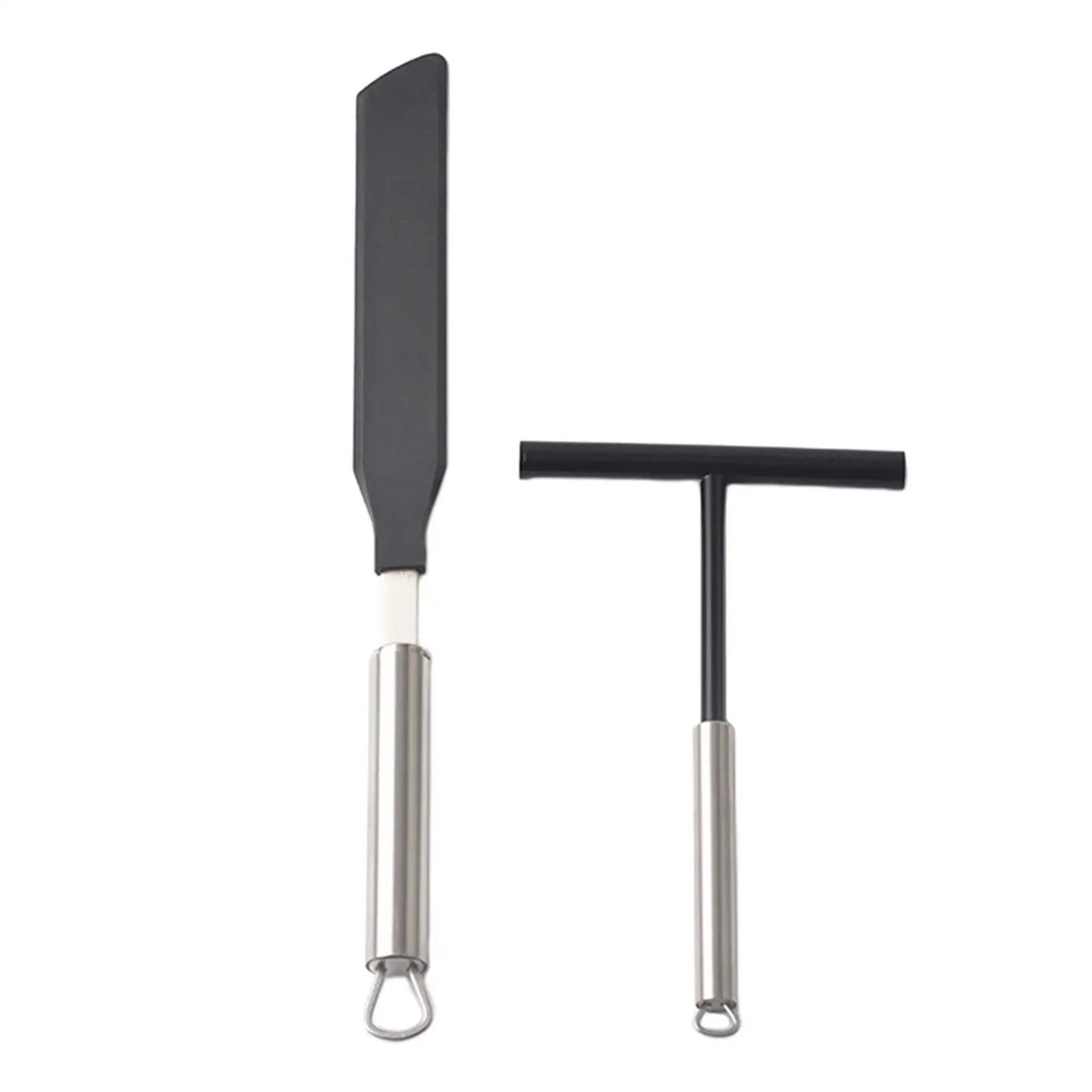 Ensemble d'ustensiles de cuisine pour épandeur de crêpes et spatule, outils de crêpière, pâte à crêpes, ustensiles de cuisine pour décrochage, 2x