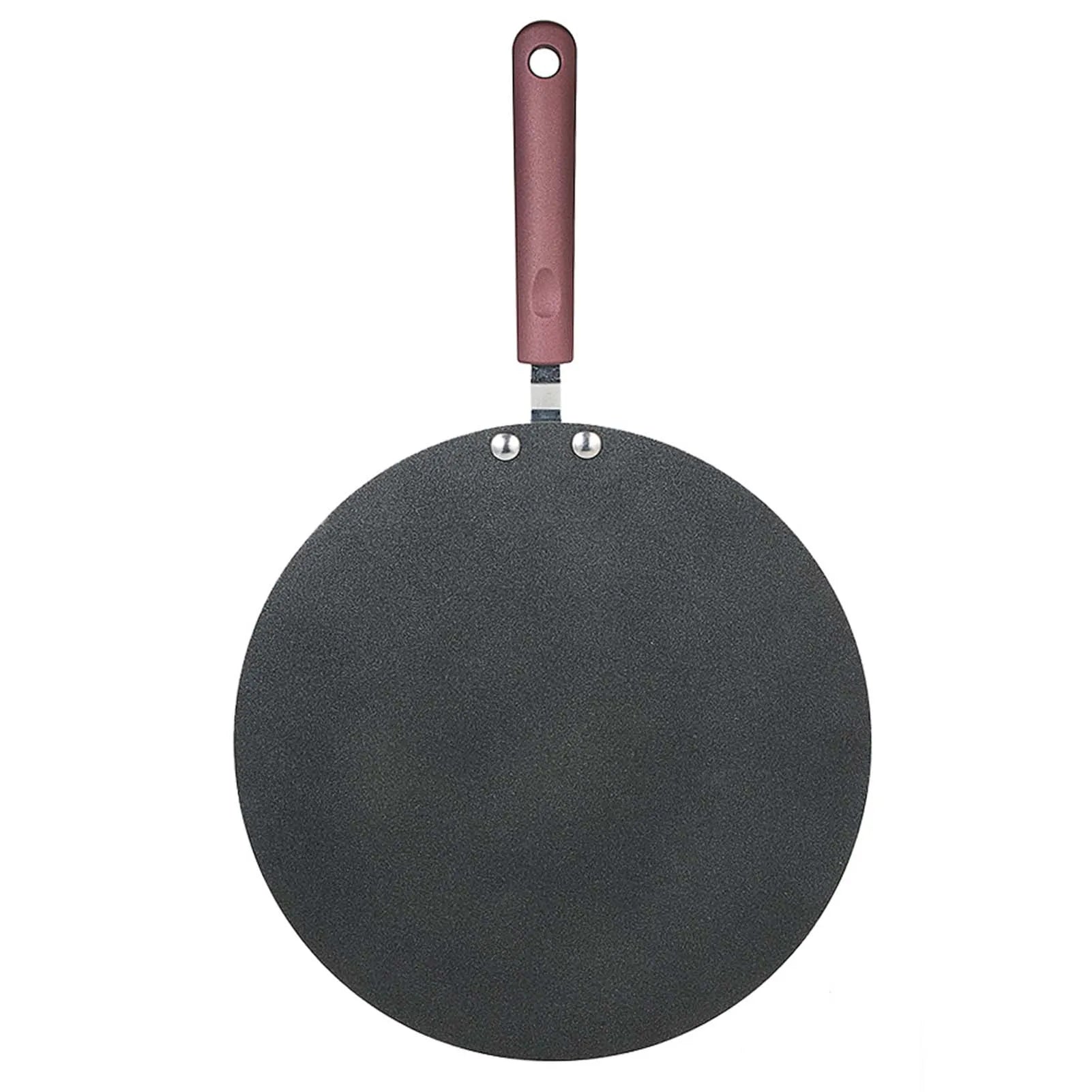 Poêle à crêpes antiarina en alliage d'aluminium, crêpière, poêle plate avec épandeur, spatule, crêpière, plaque chauffante, degré de rayure